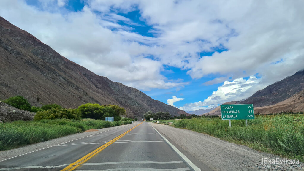 Argentina - Trajeto entre Salta e Tilcara
