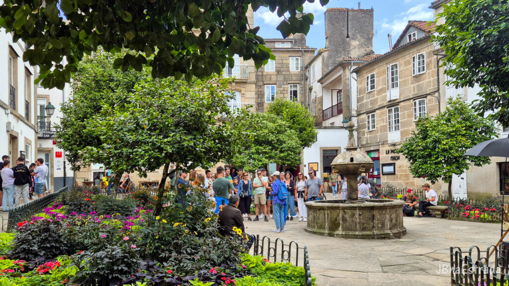 Espanha - Santiago de Compostela - Plaza Fonseca