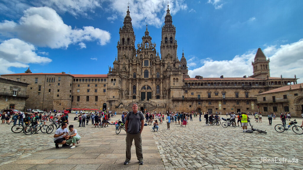 Espanha - Santiago de Compostela - Plaza del Obradoiro - Catedral de Santiago de Compostela