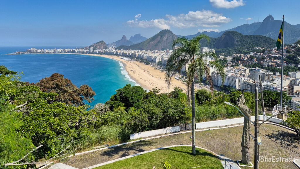 Brasil - Rio de Janeiro - Leme - Forte Duque de Caxias - Vista Copacabana