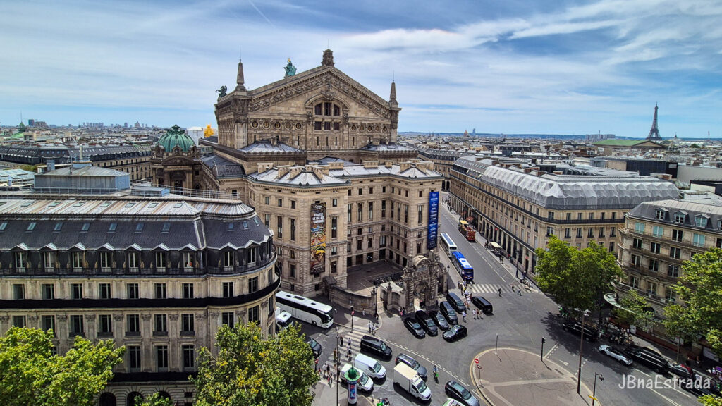 França - Paris - Galerias Lafayette - Vista Terraço