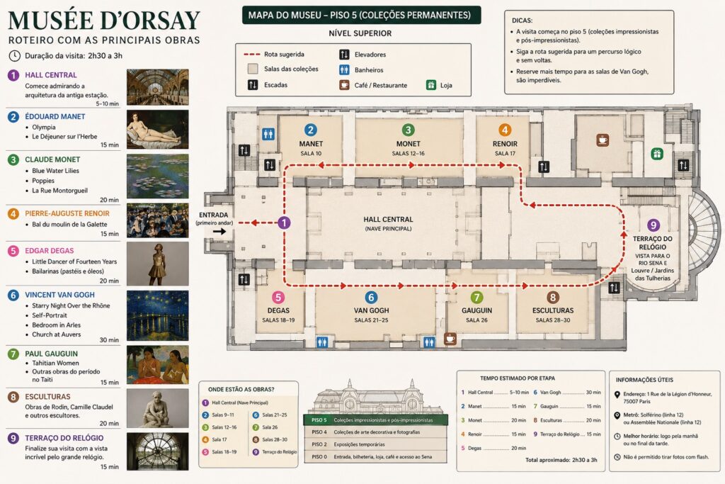 França - Paris - Museu D'Orsay - Roteiro