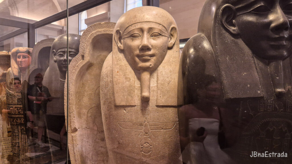 França - Paris - Museu do Louvre - Antiguidades Egípcias - Sarcófagos