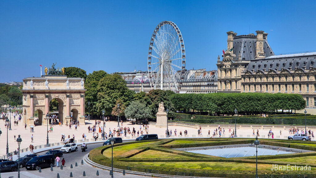 França - Paris - Museu do Louvre - Vista Cafeteria