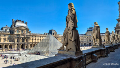 França - Paris - Museu do Louvre - Vista Cafeteria