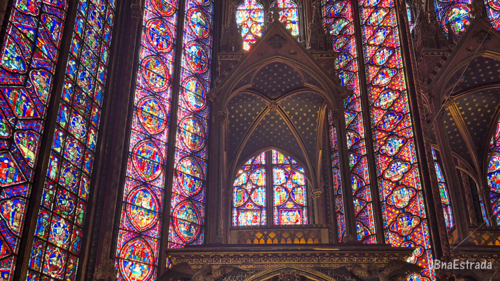 França - Paris - Sainte-Chapelle - Capela Superior