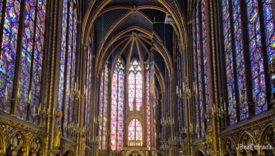 França - Paris - Sainte-Chapelle - Capela Superior