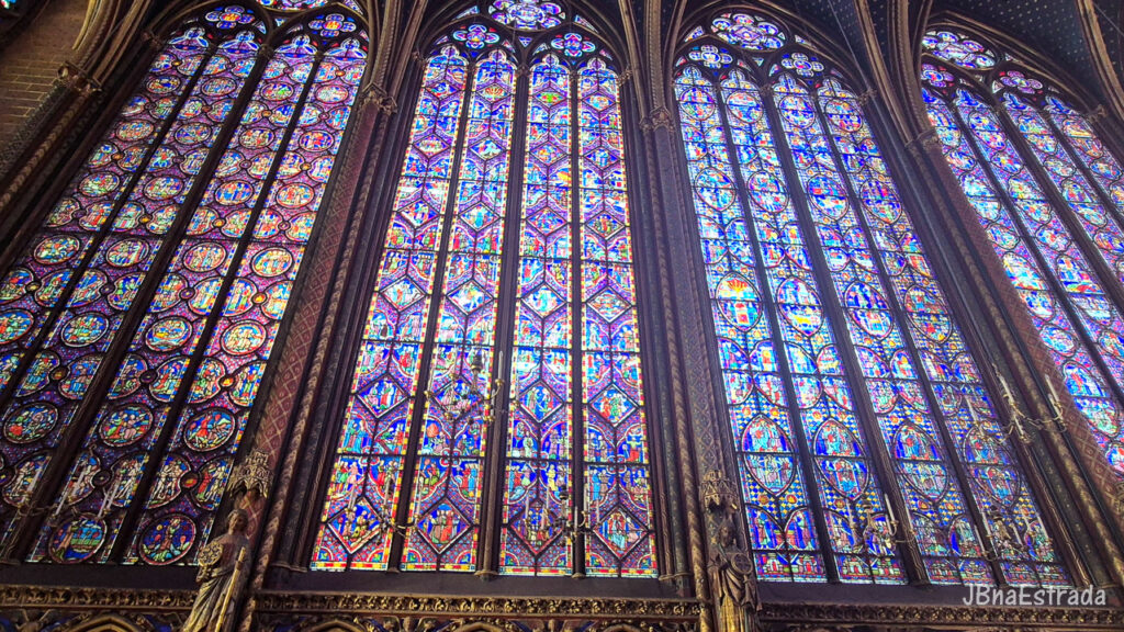 França - Paris - Sainte-Chapelle - Capela Superior