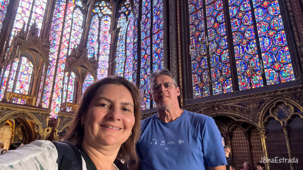 França - Paris - Sainte-Chapelle - Capela Superior