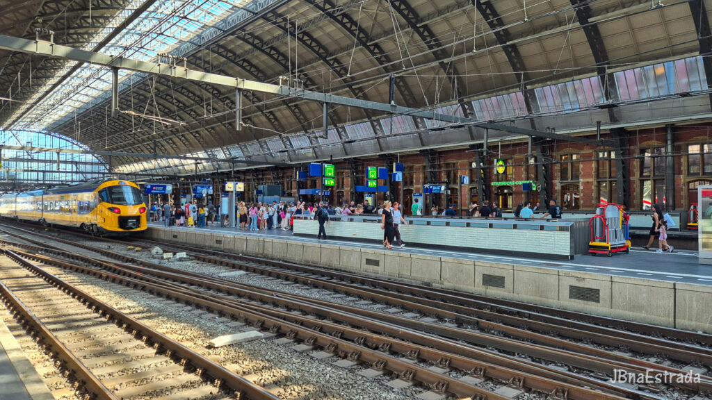 Holanda - Amsterdam - Centraal Station (Trajeto entre Paris e Amsterdam)