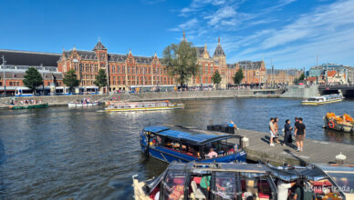 Holanda - Amsterdam - Navegação pelos canais