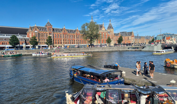 Holanda - Amsterdam - Navegação pelos canais