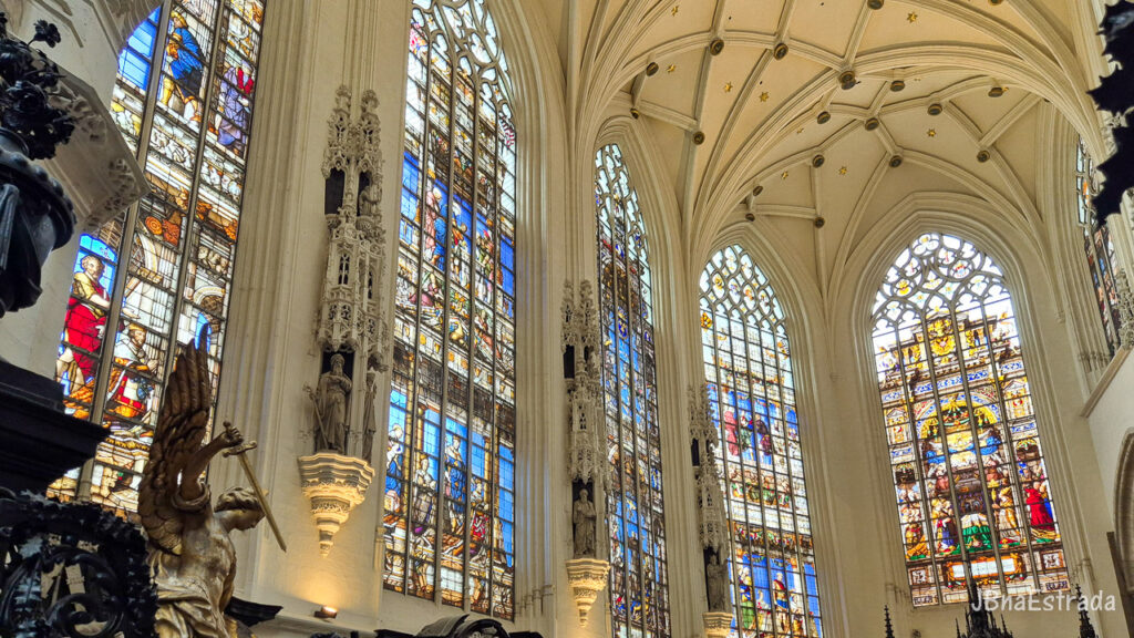 Bélgica - Bruxelas - Catedral de São Miguel e Santa Gudula