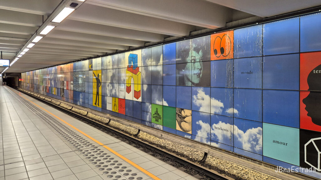 Bélgica - Bruxelas - Metrô Heysel
