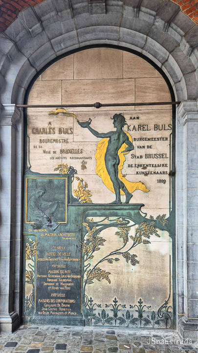 Bélgica - Bruxelas - Monumento a Charles Buls