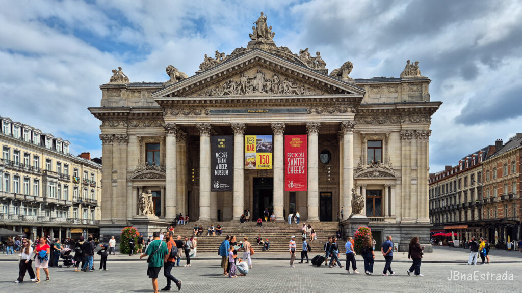 Bélgica - Bruxelas - Place de la Bourse - Bolsa de Valores