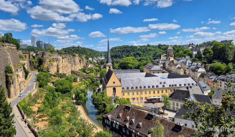 Luxemburgo - Chemin de la Corniche - Vale do Rio Alzette