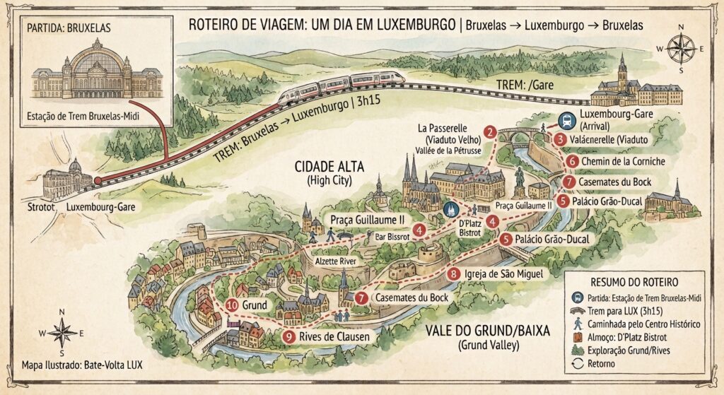 Luxemburgo - Roteiro